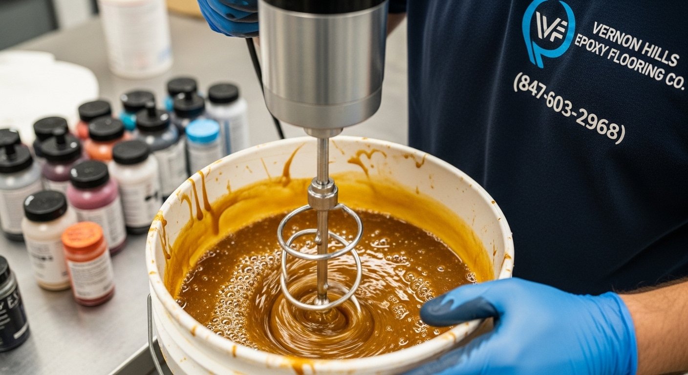 mixing epoxy materials 5