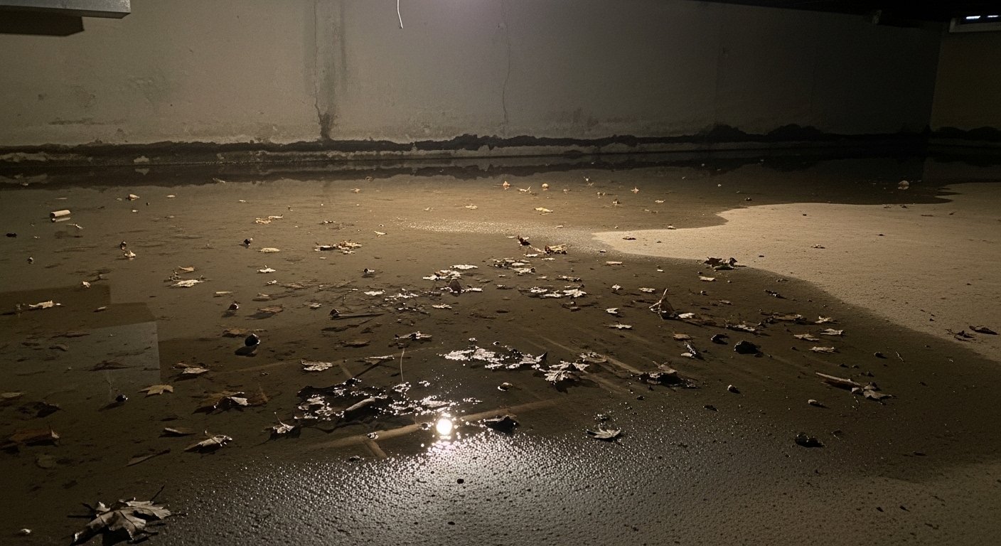 water damaged basement floors 1