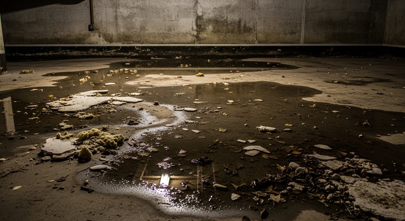 water damaged basement floors 2